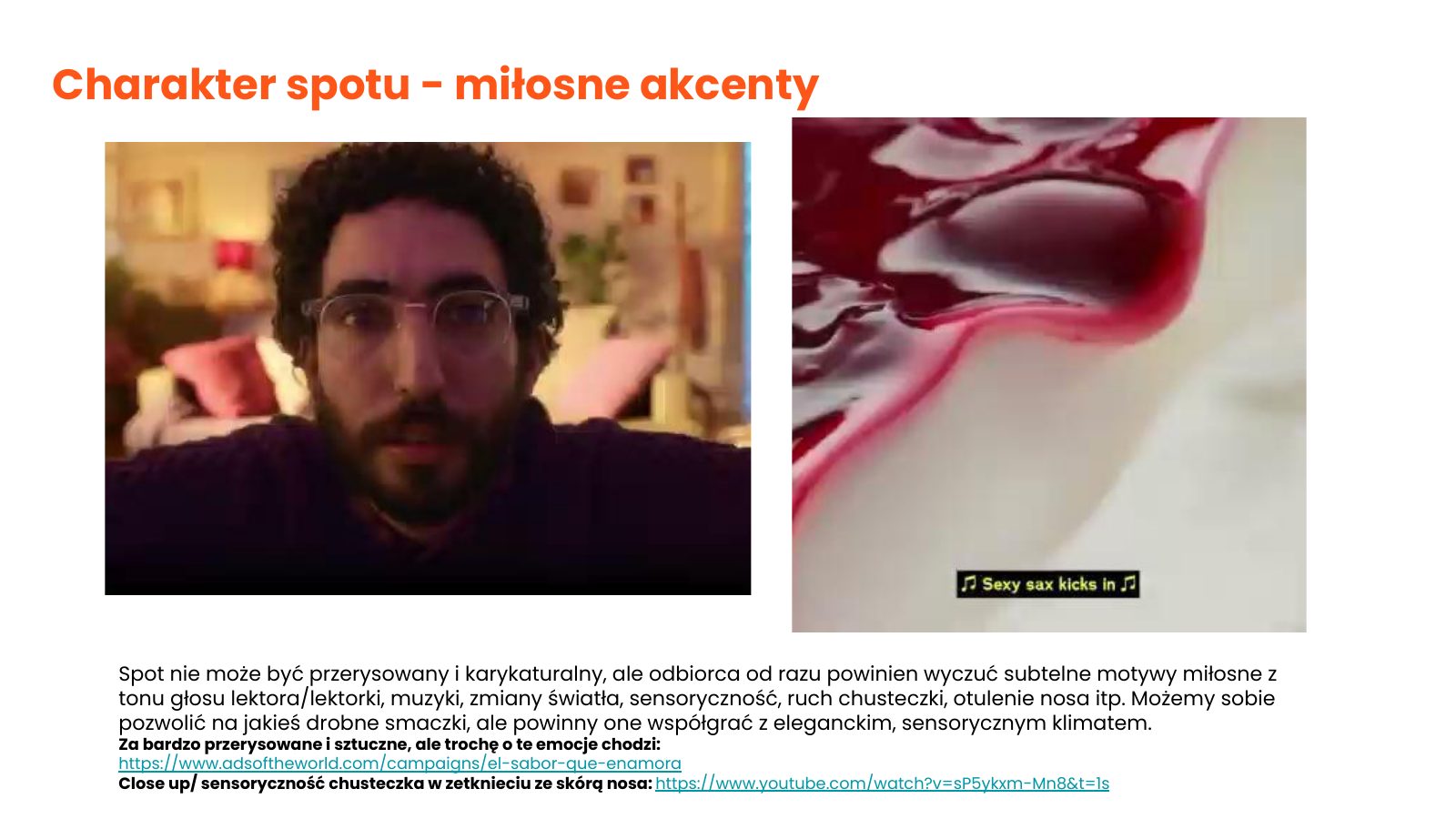 Slajd 12: Miłosne akcenty – referencje