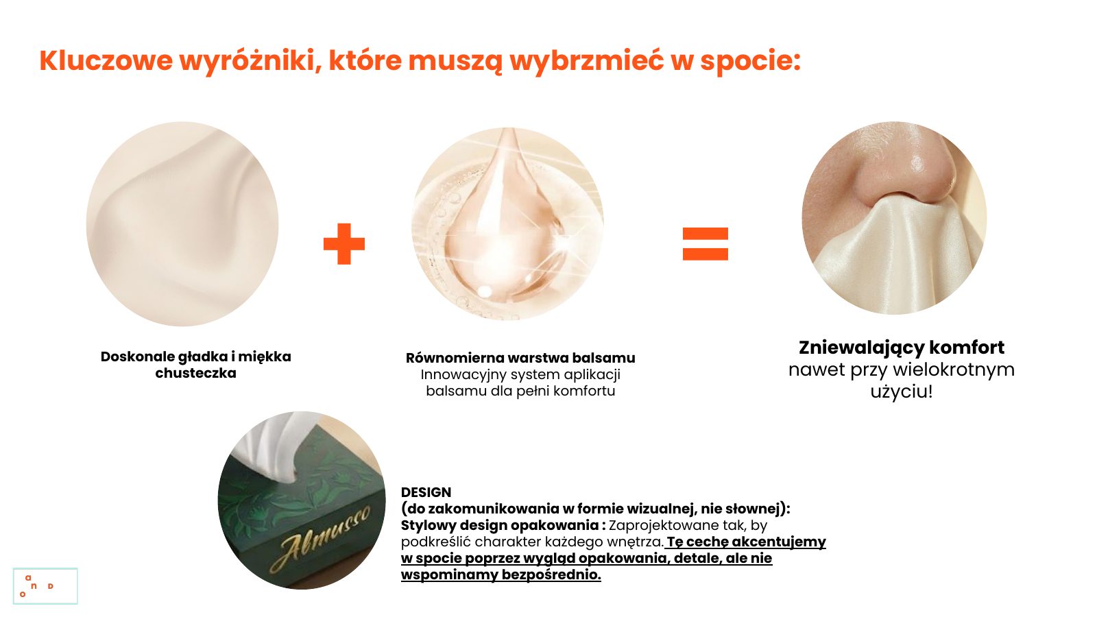 Slajd 14: Wyróżniki i design